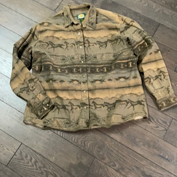 Vintage Tops - Sold 🍀☘️🎊 vintage horse aztec western